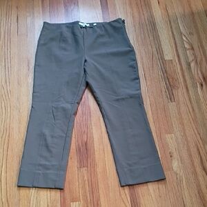 Vince Tan Cropped Ankle Pants Women's Size XL